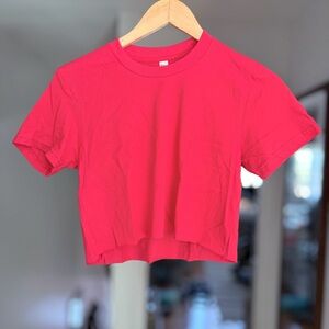 Red Women's Crop Top